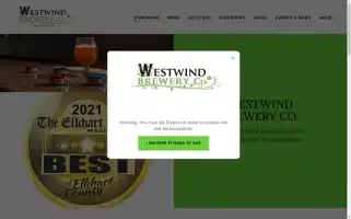 Westwindbrewery.com Screenshot 2024-07-01 07:37:44