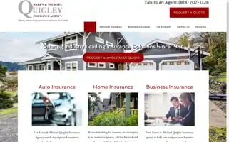 Quigleyinsuranceagency.com Screenshot 2024-07-03 22:28:01