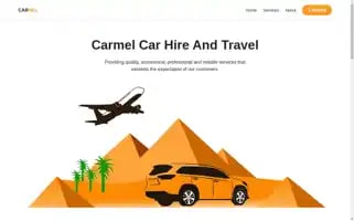 Carmelcarhireandtravel.com Screenshot 2024-04-22 13:43:23