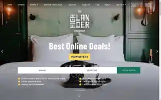 Thehighlanderhotel.com Screenshot 2024-04-25 17:47:02