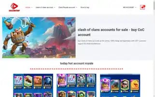 Cocaccountshop.com Screenshot 2024-05-21 15:25:56