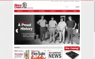 Siouxchief.com Screenshot 2024-07-06 21:25:40