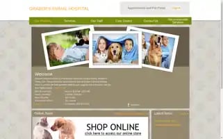 Grabersanimalhospital.com Screenshot 2024-05-16 00:17:06