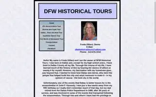 Dfwhistoricaltours.com Screenshot 2024-04-15 20:03:08