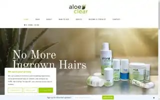 Aloeclear.co.uk Screenshot 2024-06-12 12:53:09