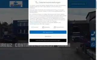 Kreuz-containerdienst.de Screenshot 2024-05-18 04:40:09