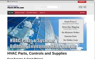 Parts-hvac.com Screenshot 2024-05-13 07:59:42