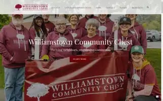 Williamstowncommunitychest.org Screenshot 2024-07-04 20:03:31