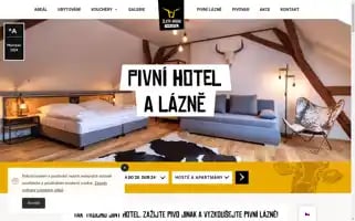Pivnihotel.cz Screenshot 2024-04-18 18:43:03