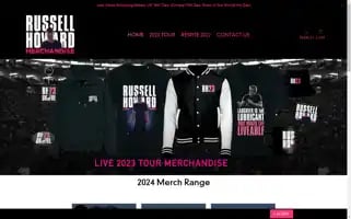Russellhowardstore.com Screenshot 2024-04-27 11:47:22