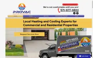 Provacheatingandcooling.com Screenshot 2024-07-06 12:55:53