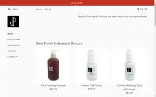 Drewpatrickonlinestore.myshopify.com Screenshot 2024-07-01 08:40:26