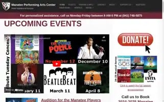 Manateeperformingartscenter.com Screenshot 2024-07-06 09:39:32