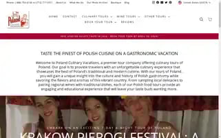 Polandculinaryvacations.com Screenshot 2024-04-22 18:01:51