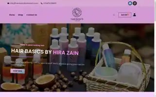 Hairbasicsbyhirazain.com Screenshot 2024-05-28 08:25:07