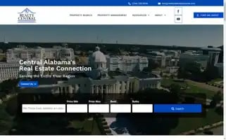 Realtycentralalabama.com Screenshot 2024-07-07 04:11:20