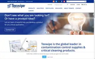 Texwipe.com Screenshot 2024-05-14 06:51:41