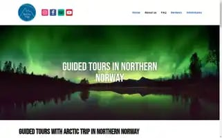 Arctictrip.no Screenshot 2024-04-24 00:53:07