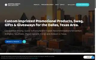 Promotionalproductsdallas.com Screenshot 2024-05-16 14:04:16