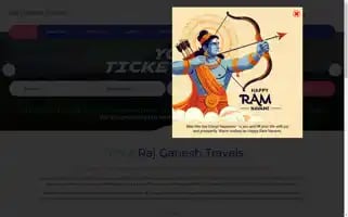 Rajganeshtravels.com Screenshot 2024-04-17 11:07:13