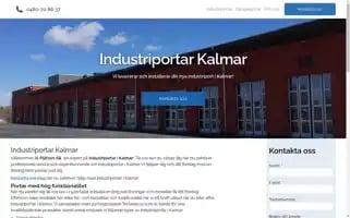 Industriportarkalmar.se Screenshot 2024-04-19 06:57:37