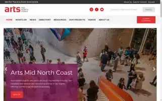 Artsmidnorthcoast.com Screenshot 2024-07-03 16:03:11