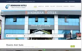 Brindhavanhotels.com Screenshot 2024-04-25 04:47:08