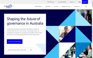 Governanceinstitute.com.au Screenshot 2024-07-04 11:14:40
