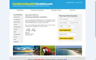 Dominicanrepublicvacations.com Screenshot 2024-04-23 12:31:43