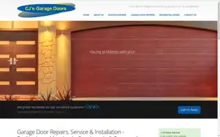 Cjsgaragedoors.com.au Screenshot 2024-07-09 08:18:35