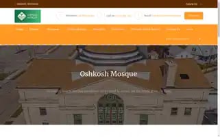 Oshkoshmosque.us Screenshot 2024-05-19 14:09:33