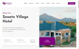 Sowetovillagehotel.com Screenshot 2024-04-15 20:07:30