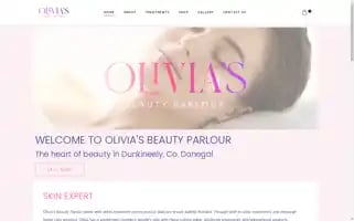 Oliviasbeautyparlour.ie Screenshot 2024-05-20 17:29:06