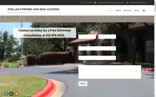 Stellarstripingandsealcoatingasphalt.com Screenshot 2024-04-16 21:29:17