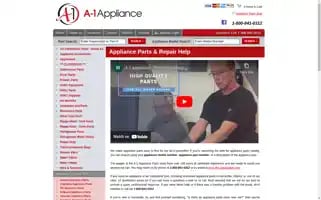 A-1appliance.com Screenshot 2024-05-06 03:23:12