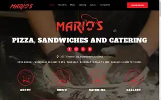 Mariospizzanorthbrook.com Screenshot 2024-05-16 06:53:37