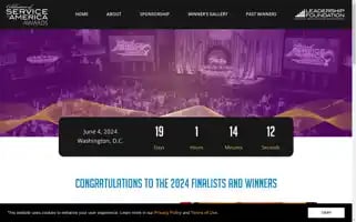 Servicetoamericaawards.org Screenshot 2024-05-16 16:45:49