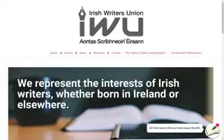 Irishwritersunion.org Screenshot 2024-06-13 10:18:08