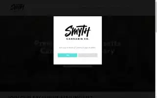 Smythcannabis.com Screenshot 2024-06-14 11:06:59