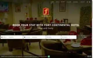 Fortcontinentalhotel.com Screenshot 2024-04-17 06:02:31