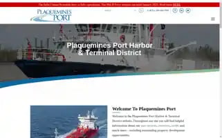 Portofplaquemines.com Screenshot 2024-07-05 18:56:36