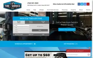 Goldenvalleytire.com Screenshot 2024-05-09 22:15:43