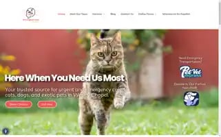 Urgentpetcareofwesleychapel.com Screenshot 2024-07-06 12:44:21