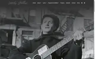 Woodyguthrie.org Screenshot 2024-05-05 01:59:07