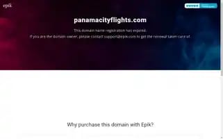 Panamacityflights.com Screenshot 2024-04-26 16:27:39