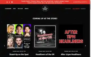 Thecomedystore.com Screenshot 2024-05-14 08:00:29