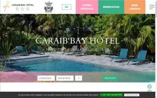 Caraibbayhotel.com Screenshot 2024-04-23 18:58:45