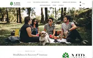 Mindfulnessinrecovery.com Screenshot 2024-07-01 14:45:55