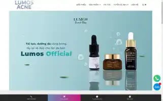 Lumosacne.com.vn Screenshot 2024-06-25 07:36:04