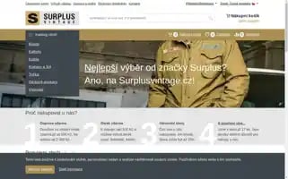 Surplusvintage.cz Screenshot 2024-07-09 08:42:26